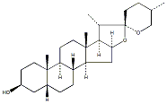 菝葜皂苷元 CAS：126-19-2 中藥對照品標(biāo)準(zhǔn)品