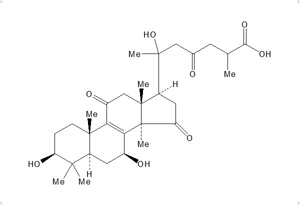 靈芝酸I CAS：98665-20-4 中藥對照品標(biāo)準(zhǔn)品