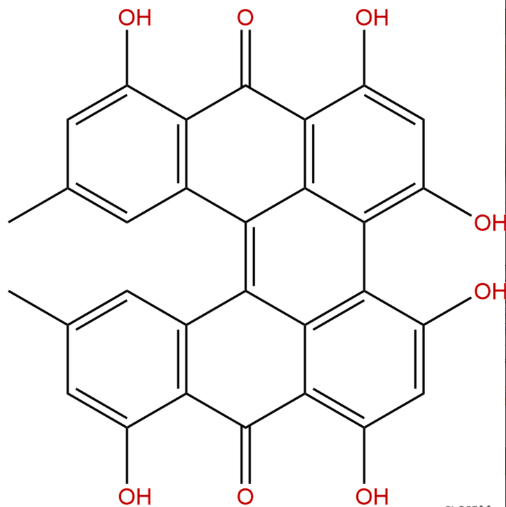 原金絲桃素 CAS： 548-03-8 中藥對(duì)照品標(biāo)準(zhǔn)品