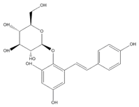 2,3,5,4’-四羥基二苯乙烯葡萄糖苷 CAS：82373-94-2 中藥對照品標