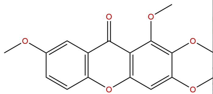 1,2,3,7-四甲氧基山酮 CAS：22804-52-0 中藥對(duì)照品標(biāo)準(zhǔn)品