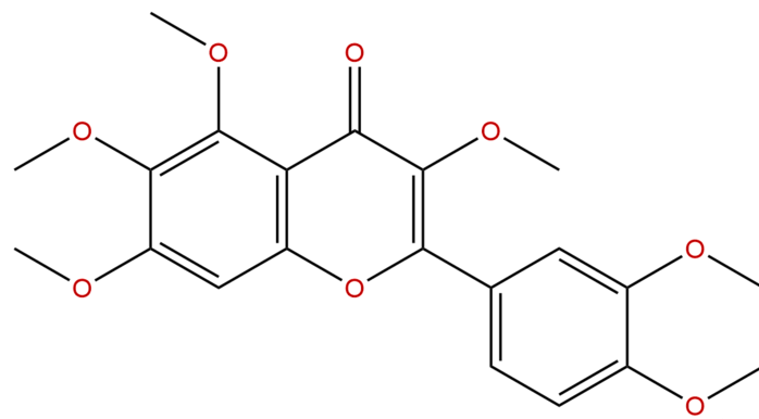 3,5,6,7,3',4'-六甲氧基黃酮 CAS：1251-84-9 中藥對(duì)照品標(biāo)準(zhǔn)品