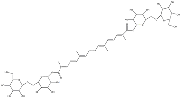 西紅花苷I CAS：42553-65-1 中藥對照品 標(biāo)準(zhǔn)品