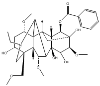 苯甲酰烏頭原堿 CAS：466-24-0 中藥對(duì)照品標(biāo)準(zhǔn)品