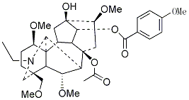 草烏甲素 CAS：107668-79-1 中藥對照品標(biāo)準(zhǔn)品