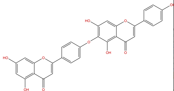 扁柏雙黃酮 CAS：19202-36-9 中藥對(duì)照品標(biāo)準(zhǔn)品