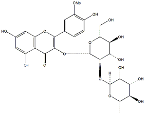 異鼠李素-3-O-新橙皮苷 CAS：55033-90-4 中藥對(duì)照品標(biāo)準(zhǔn)品