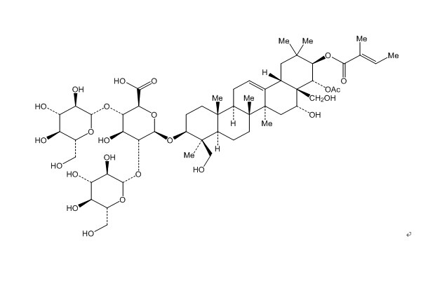 七葉皂苷A CAS：123748-68-5 中藥對照品標(biāo)準(zhǔn)品