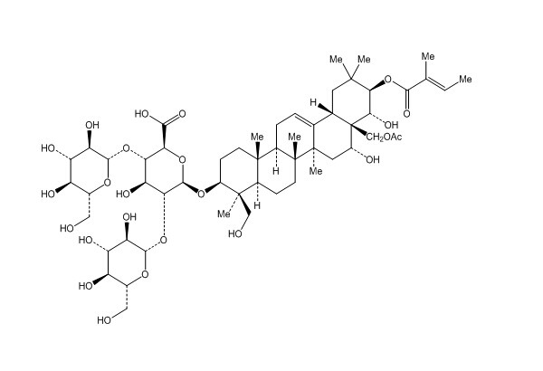 七葉皂苷C CAS：219944-39-5 中藥對照品標(biāo)準(zhǔn)品