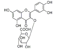 槲皮素-3-O-β-D-吡喃葡糖苷酸 CAS：22688-79-5 中藥對(duì)照品標(biāo)準(zhǔn)品