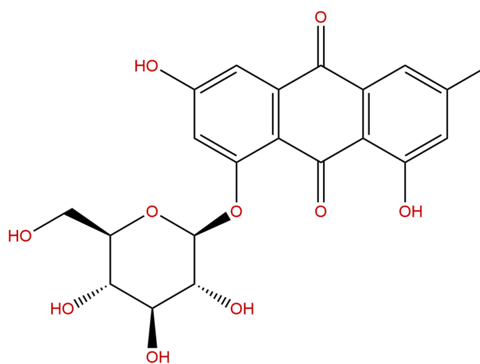 大黃素-8-β-D-吡喃葡萄糖苷 CAS: 23313-21-5 中藥對(duì)照品 標(biāo)準(zhǔn)品