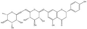 蕓香柚皮苷 CAS：14259-46-2 中藥對照品標(biāo)準(zhǔn)品
