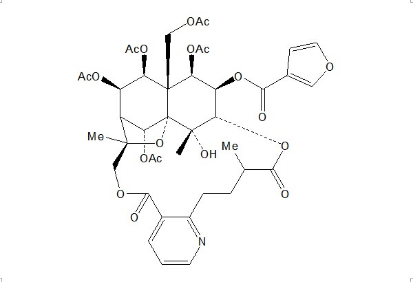 雷公藤晉堿 CAS：37239-47-7 中藥對(duì)照品 標(biāo)準(zhǔn)品