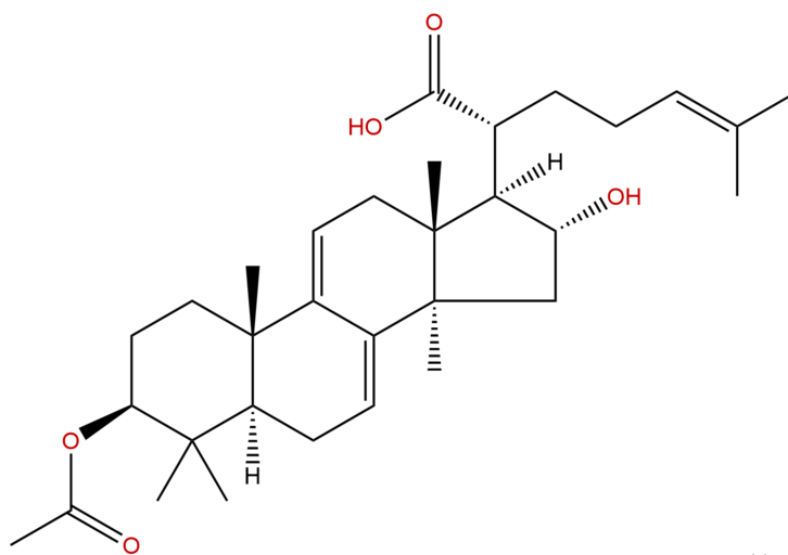  3-O-乙?；?16α-羥基松苓新酸 CAS：168293-14-9 中藥對照品