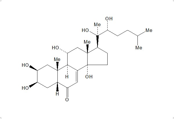 筋骨草甾酮C  CAS：23044-80-6 中藥對(duì)照品標(biāo)準(zhǔn)品