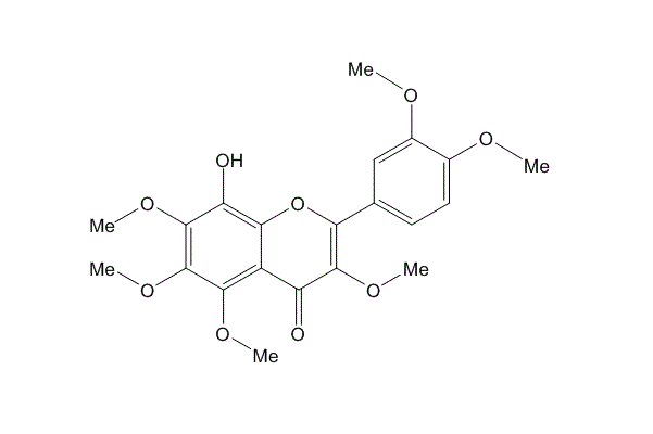 8-羥基-3,5,6,7,3′,4′-六甲氧基黃酮 CAS：1000415-56-4 中藥對照品