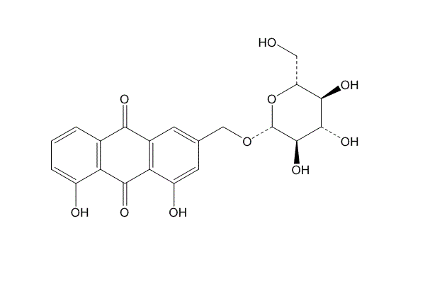 蘆薈大黃素-3-（羥甲基）-O-β-D-葡萄糖苷 CAS：50488-89-6