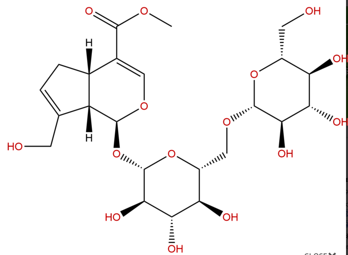 京尼平龍膽雙糖苷 CAS：29307-60-6 中藥對照品標(biāo)準(zhǔn)品
