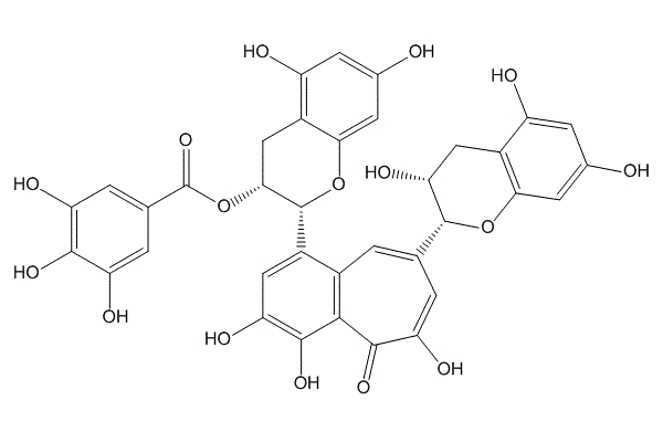 茶黃素-3'-沒(méi)食子酸酯 CAS:28543-07-9 中藥對(duì)照品標(biāo)準(zhǔn)品