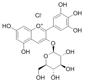 氯化飛燕草素-3-O-葡萄糖苷 CAS:6906-38-3 中藥對照品標(biāo)準(zhǔn)品