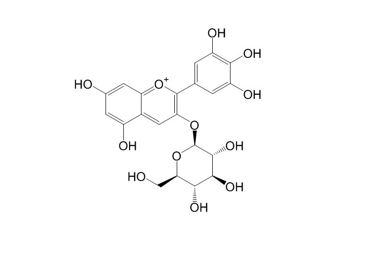 飛燕草素-3-O-葡萄糖苷 CAS: 50986-17-9 中藥對照品標(biāo)準品