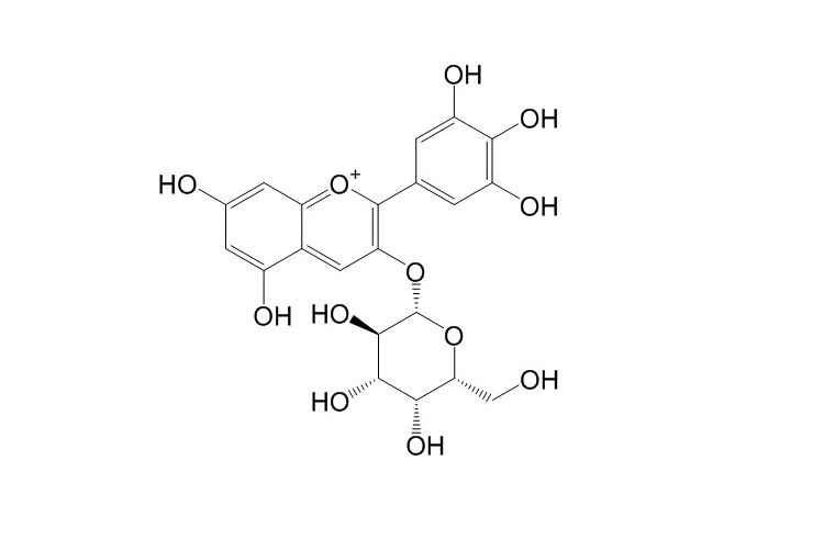 飛燕草素-3-O-半乳糖苷 CAS: 197250-28-5 中藥對(duì)照品標(biāo)準(zhǔn)品