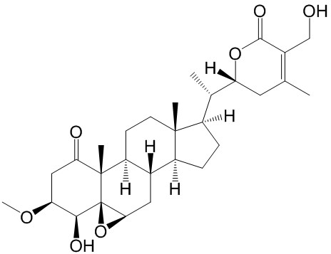  3β-Methoxy-2,3-dihydrowithaferin A CAS號：  73365-94-3 對照品標(biāo)準(zhǔn)品