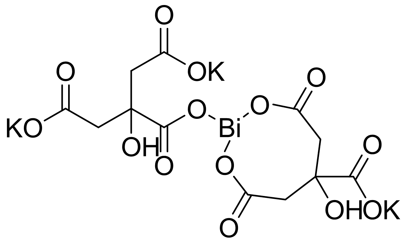 枸櫞酸鉍鉀 CAS號(hào)：57644-54-9 對(duì)照品 標(biāo)準(zhǔn)品