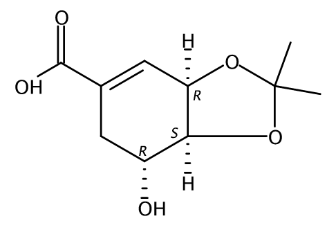 3,4-O-異亞丙基莽草酸 CAS號：183075-03-8 中藥對照品標(biāo)準(zhǔn)品