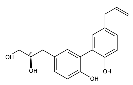 厚樸木酚素A CAS號(hào)：93673-81-5 中藥對(duì)照品標(biāo)準(zhǔn)品