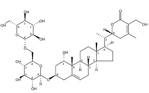 睡茄皂苷IV CAS號：362472-81-9 中藥對照品標準品