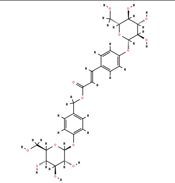 4-（葡萄糖氧基）-肉桂酸葡萄糖氧基芐酯 CAS號(hào)：1435488-35-9