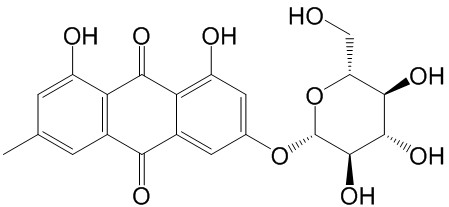 大黃素-6-O-β-D-葡萄糖苷  CAS號(hào)：34298-85-6 中藥對(duì)照品標(biāo)準(zhǔn)品