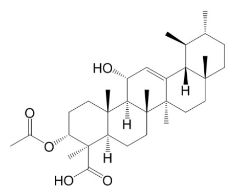 3α-O-乙?；?11α-羥基-β-乳香酸  CAS號：146019-25-2