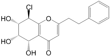 8-氯-2-（2-苯乙基）-5,6,7-三羥基-5,6,7,8-四氫色酮  626236-06-4