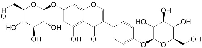 染料木素-7,4'-二-O-β-D-葡萄糖苷  CAS號(hào)：36190-98-4 中藥對(duì)照品