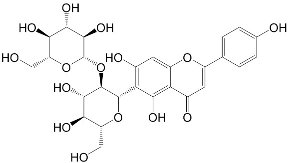 異牡荊素-2''-O-葡萄糖苷 CAS號(hào)：60767-80-8 中藥對(duì)照品標(biāo)準(zhǔn)品