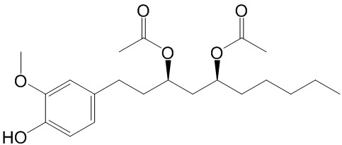 [6]-姜二醇二乙酸酯 CAS號(hào)：143615-75-2 中藥對(duì)照品標(biāo)準(zhǔn)品