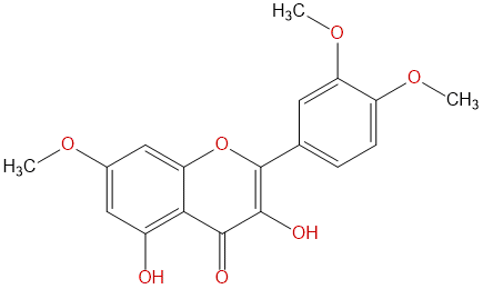 3',4',7-三甲氧基槲皮素  CAS號：6068-80-0 中藥對照品標(biāo)準(zhǔn)品