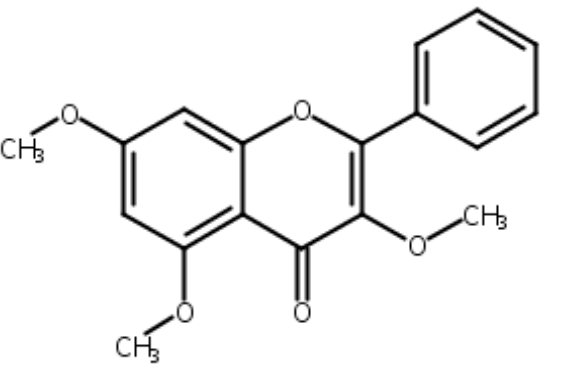 3,5,7-三甲氧基黃酮 CAS號：26964-29-4  中藥對照品標(biāo)準(zhǔn)品