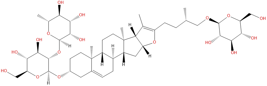 原纖細(xì)薯蕷次皂苷  CAS號(hào)：78229-03-5 中藥對(duì)照品標(biāo)準(zhǔn)品