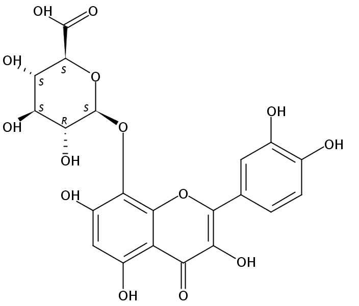 棉花皮素-8-O-葡萄糖醛酸苷 CAS號(hào)：55366-56-8  中藥對(duì)照品