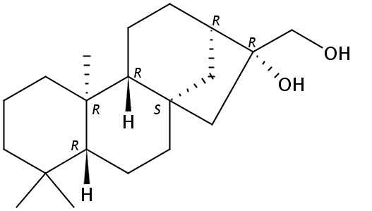 對(duì)映-貝殼杉-16β，17-二醇  CAS號(hào)：16836-31-0 中藥對(duì)照品標(biāo)準(zhǔn)品