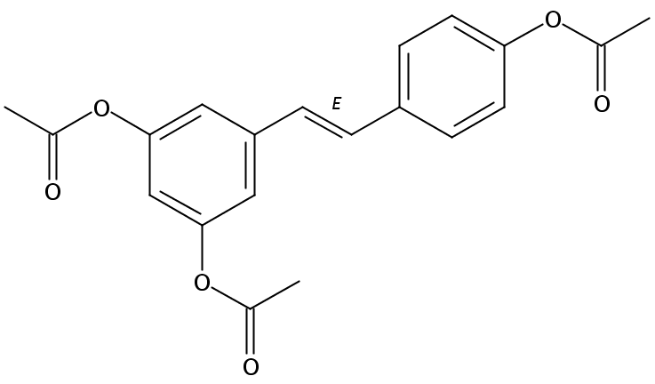 三乙酰白藜蘆醇  CAS號(hào)：42206-94-0 中藥對(duì)照品標(biāo)準(zhǔn)品