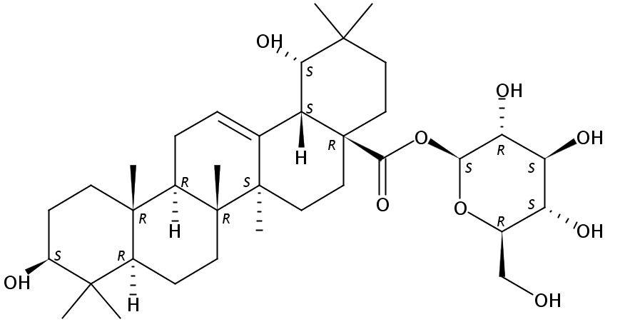 泰國樹脂酸-28-O-β-D-葡萄糖酯苷CAS：155653-86-4 中藥對照品