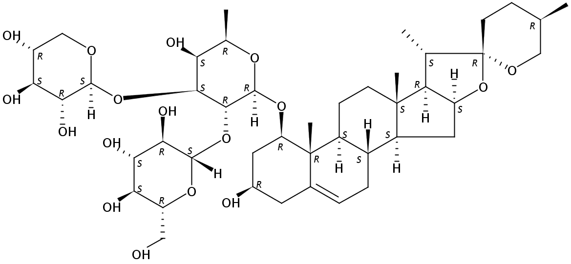 短葶山麥冬皂苷C CAS：130551-41-6 中藥對照品標(biāo)準(zhǔn)品