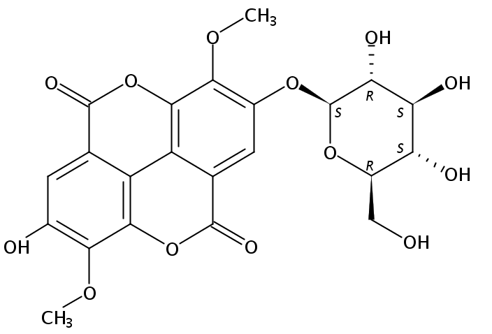 3,3'-二甲基鞣花酸-4'-O-葡萄糖苷   CAS：51803-68-0? 中藥對照品