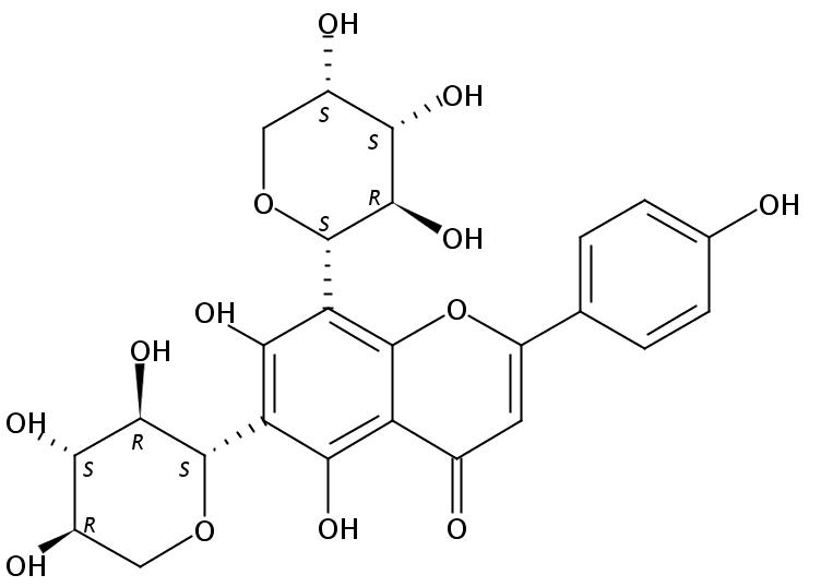 芹菜素-6-C-β-D-吡喃木糖基-8-C-α-L-吡喃阿拉伯糖苷85700-46-5