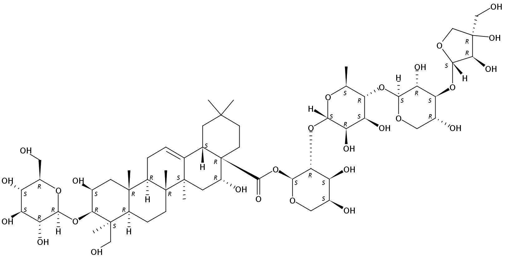 遠志皂苷D | CAS No.66663-91-0