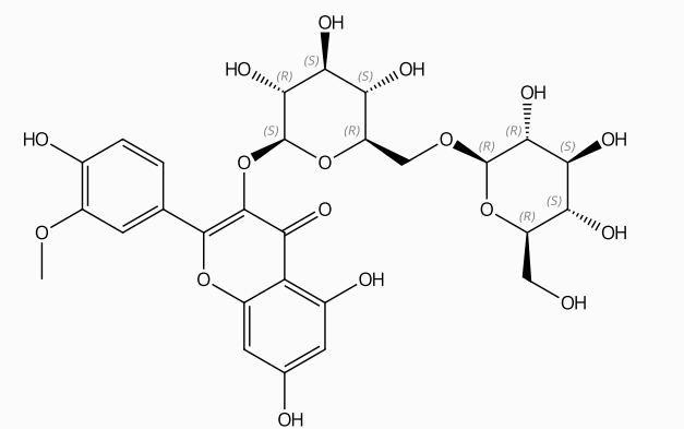 異鼠李素-3-O-龍膽二糖苷 | CAS No.17429-69-5